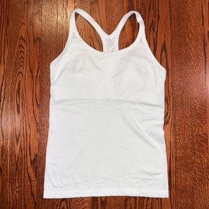 Lululemon fitness  top with bra size 10